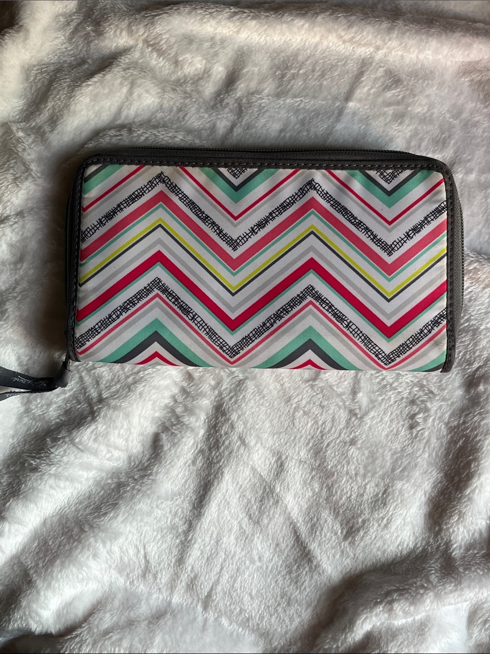 thirty-one Striped Coupon Wallet